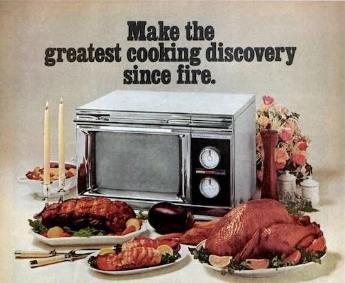 Microwave advert
